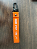 Hard Work Pays Off - Orange Keychain