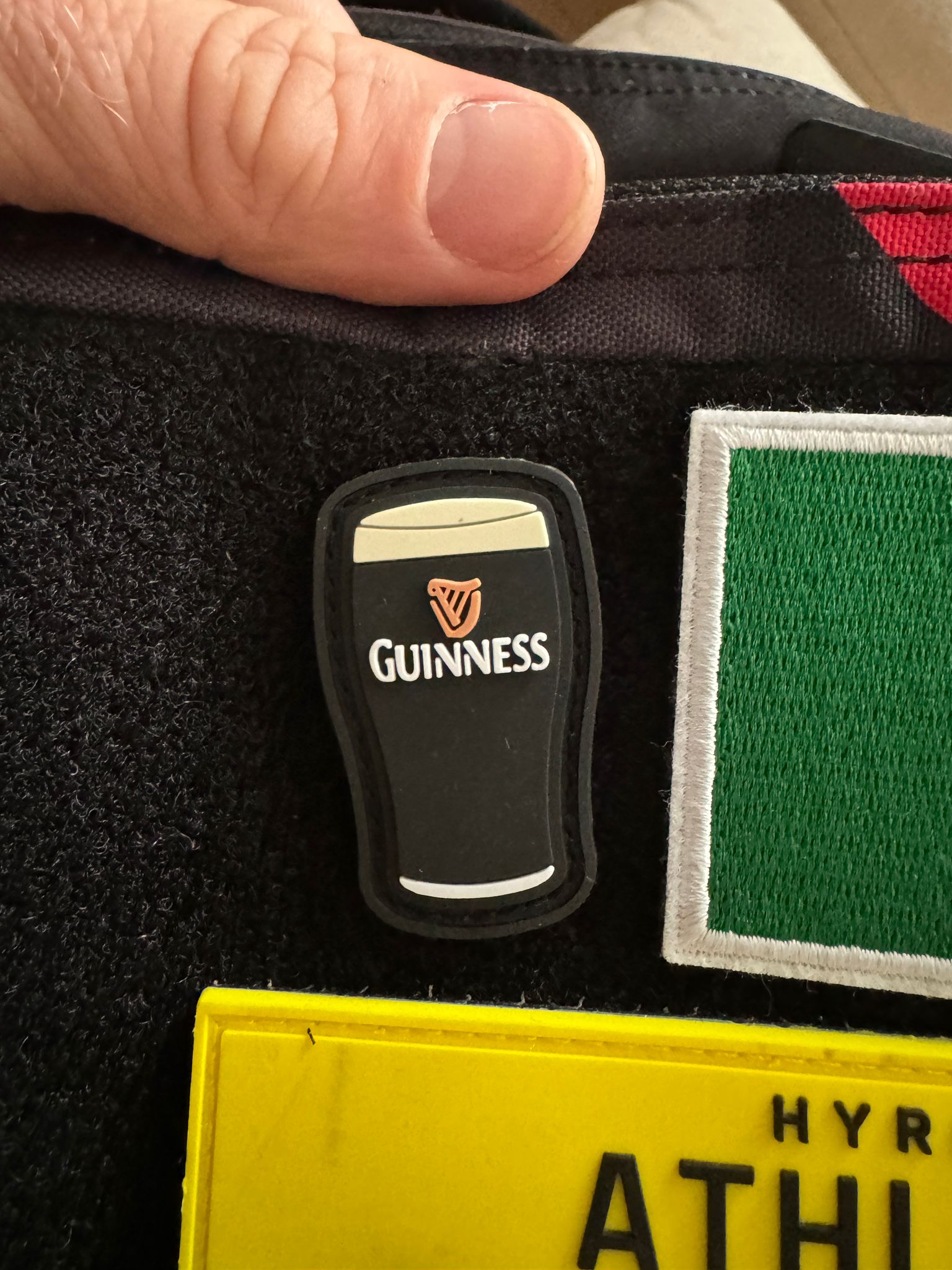 Guinness Pint - Limited Run | PVC Rubber | Velcro back